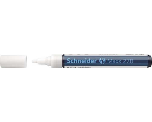 Marker cu vopsea 1-3 mm Schneider Maxx 270 alb