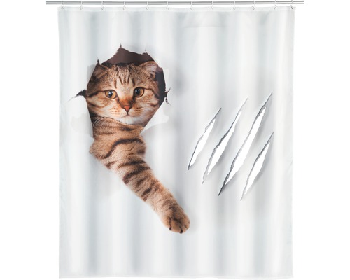 Perdea duș Wenko Cute Cat 180x200 cm