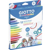 Set 12 markere pentru textile Giotto-thumb-0