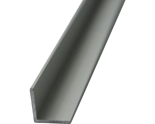Cornier aluminiu cu laturi egale 10x10x1 mm 2 m argintiu satinat LEA102.81