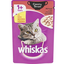 Hrană umedă pentru pisici Whiskas plic vită Creamy Soup, 85 g-thumb-0