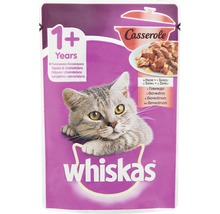 Hrană umedă pentru pisici Whiskas Casserole Adult cu vită, 85 g-thumb-0