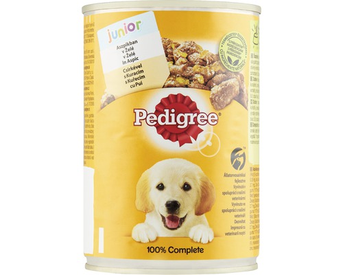 Hrană umedă pentru câini Pedigree Junior, pasăre, 400 g