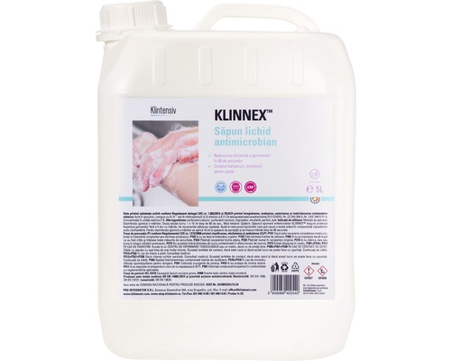 Săpun lichid antimicrobian Klintensiv Klinnex 5L-0