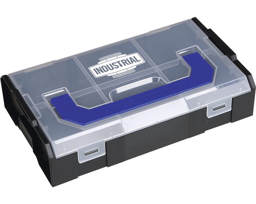 Cutie plastic pentru scule Industrial L-BOXX Mini, închizători plastic-0
