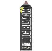 Vopsea spray Kobra HP Big Satin black 600 ml-thumb-0