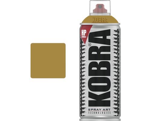 Vopsea spray Kobra HP 150 Mustard 400 ml-0