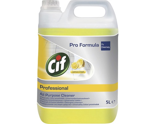 Soluție de curățat degresantă universală Cif Professional Lemon Fresh 5L-0