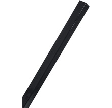 Stâlp Baufence cu talpă 5x5x200 cm negru-thumb-1