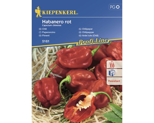 Semințe de legume Kiepenkerl, ardei iute Habaneo roșu-0