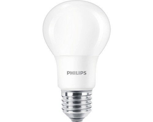 Bec LED Philips E27 7,5W 806 lumeni, glob mat A60, lumină neutră-0