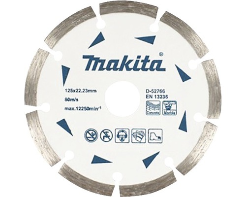Disc diamantat segmentat Makita Ø125x1,8x22,23 mm