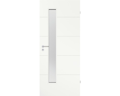 Foaie de ușă Classen albă Linea 1.5 MDF 203,5x64,4 cm dreapta-0