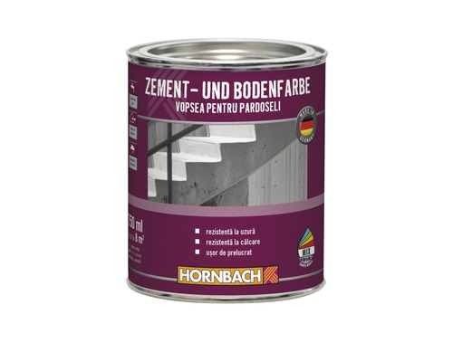 Vopsea pentru pardoseli gri mediu 750 ml