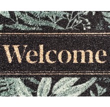 Covoraș intrare Welcome Green Leaves 50x70 cm-thumb-1