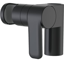 Sistem de duș cu termostat AVITAL Topino, duș fix Ø22,5 cm, pară duș 3 funcții, furtun duș 1,5m, negru-thumb-2