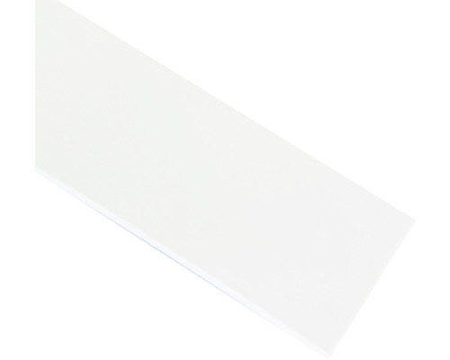 Mască PVC pentru șină perdea, albă, 5 cm lățime (la metru)