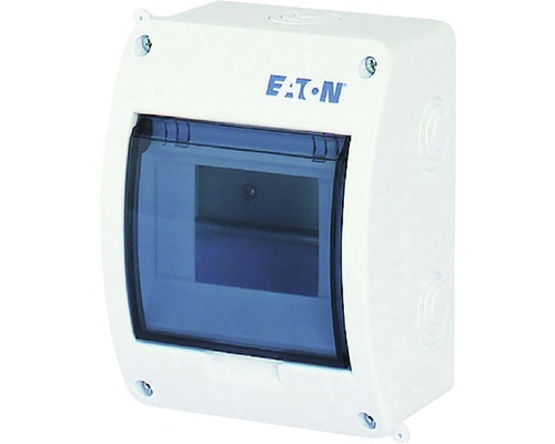Tablou distribuție electrică Eaton Eco 5 module IP40, montaj aparent, plastic alb-0