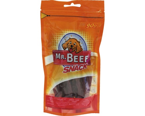 Snack pentru câini MR. BEEF cu piept de raţă 90 g
