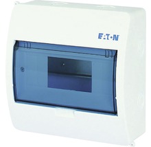 Tablou distribuție electrică Eaton Eco 8 module IP40, montaj aparent, plastic alb-thumb-0