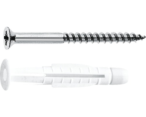 Dibluri plastic cu șurub Tox Trika 6x51 mm, pachet 8 bucăți