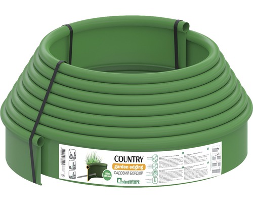 Separator gazon COUNTRY Line 600x10 cm verde