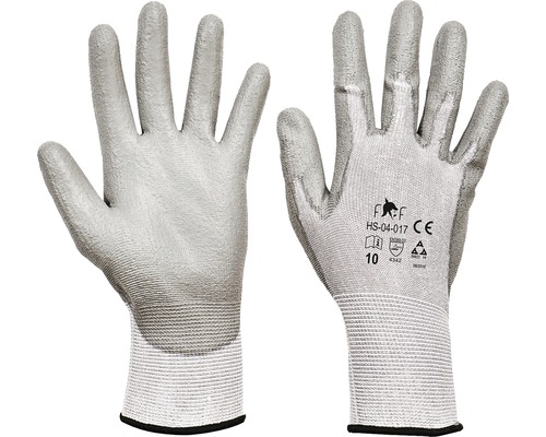 Mănuși de protecție Cerva Stint Light tricotate din nailon, imersate în poliuretan, mărimea 9-0