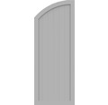 Element de extremitate BasicLine tip H stânga 70 x 180/150 cm, gri argintiu