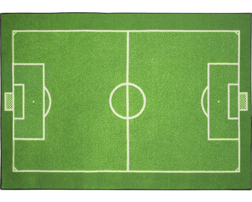 Covor camera copiilor model teren fotbal verde 95x133 cm-0