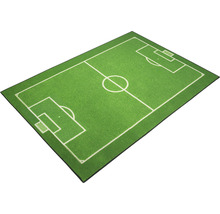 Covor camera copiilor model teren fotbal verde 95x133 cm-thumb-1