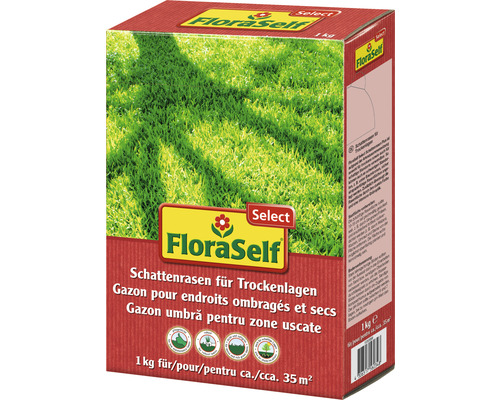 Semințe de gazon umbră pentru zone aride FloraSelf Select 1 kg / 35 m²-0