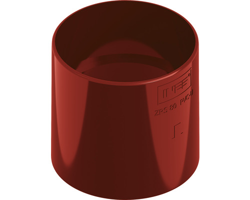 Mufă burlan Bravo PVC Ø 80 mm roșu