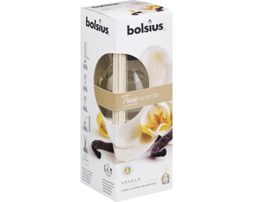 Odorizant Bolsius difuzor cu bețișoare aromă vanilie 45 ml