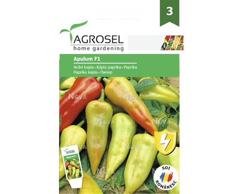 Semințe de ardei lung Apulum Agrosel F1 PG3