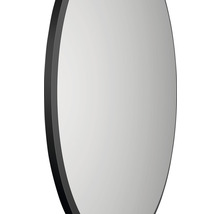Oglindă baie rotundă DSK Black Circuit cu margini negre mate Ø 60 cm-thumb-1