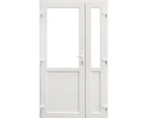 Ușă de intrare PVC pentru exterior 01 alb 120x204 cm dreapta