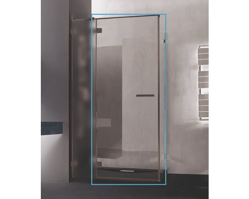 Ușă duș Radaway Euphoria 812 sticlă transparentă profil crom stânga-0