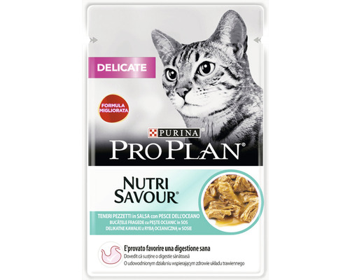 Hrană umedă pentru pisici PURINA Pro Plan Delicate cu pește 85 g