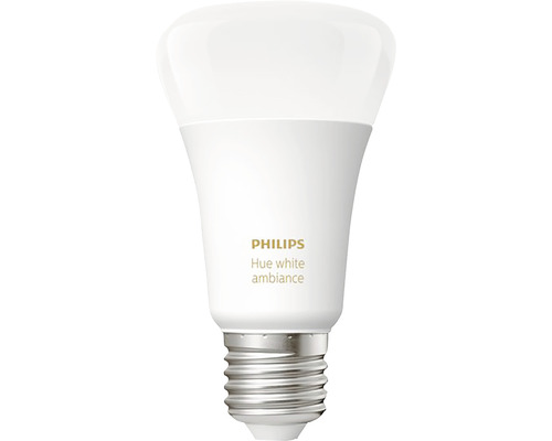 Set Philips Hue telecomandă + controller wireless și 3 becuri LED variabile E27 9,5W 806 lumeni, glob mat A60, lumină albă 2200-6500K, Bluetooth