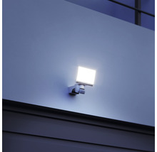 Proiector cu LED integrat XLED Home2 13,7W 1550 lumeni IP44, senzor de mișcare, lumină caldă, alb, conexiune Bluetooth-thumb-2