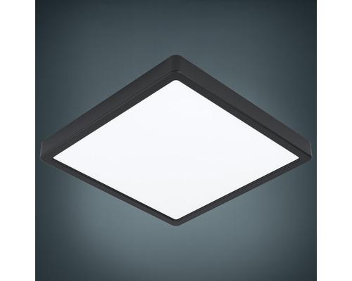 Panou cu LED integrat Fueva5 20W 2500 lumeni 28,5x28,5 cm, montaj aplicat, lumină neutră, negru-0