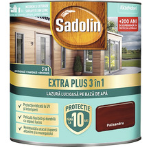 Lazură lucioasă pe bază de apă Sadolin Extra Plus 3 în 1 palisandru 0,75 l-thumb-0