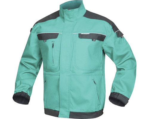 Jachetă de lucru Ardon Cool Trend din bumbac verde/negru, mărimea L-0