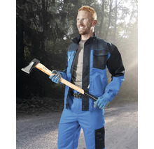 Jachetă de lucru Ardon 4TECH din bumbac + poliester albastru/negru, mărimea XL-thumb-2