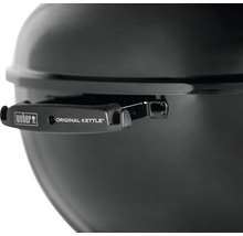 Grătar Weber Kettle E-4710 Ø 47cm negru incl. termometru în capac, cutie pentru cenușă din aluminiu, cupă măsurare brichete, raft, 2 cârlige-thumb-10