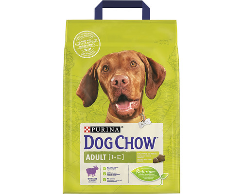 Hrană uscată pentru câini PURINA Dog Chow Adult cu miel și orez 2,5 kg