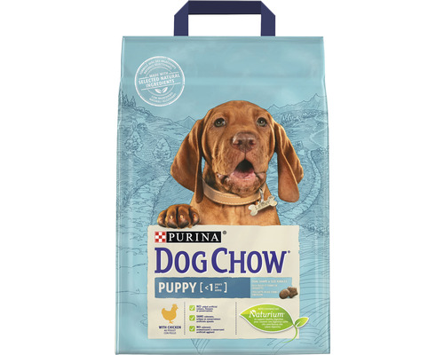 Hrană uscată pentru câini PURINA Dog Chow Puppy cu pui și orez 2,5 kg