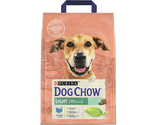 Hrană uscată pentru câini PURINA Dog Chow Adult Light cu curcan și orez 2,5 kg