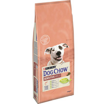 Hrană uscată pentru câini PURINA Dog Chow Adult Sensitive cu somon și orez 14 kg-thumb-1