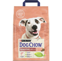 Hrană uscată pentru câini PURINA Dog Chow Adult Sensitive cu somon și orez 2,5 kg-thumb-0